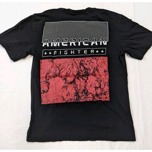 American Fighter Black Shirt Size L Youth (1350) - Picture 4 of 4